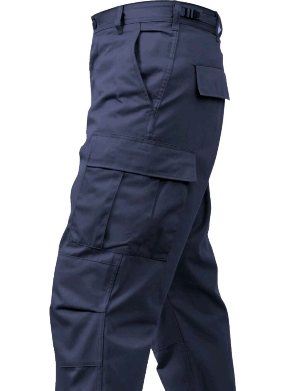 ROTHCO Relaxed Fit BDU Cargo Tactical Pants Reinforced Seat/Knee Navy Blue Large